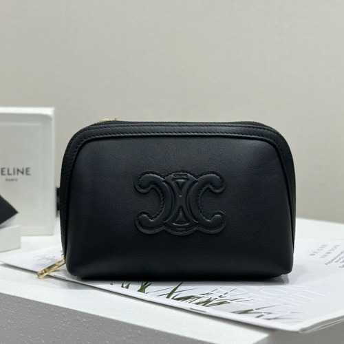 Celine 셀린느 광택 소가죽 체인 파우치백