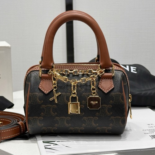 Celine 셀린느 셀린 미니 로고 모노그램 보스턴 백