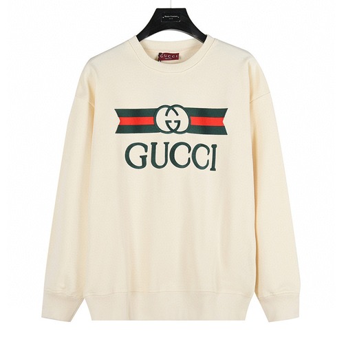 Gucci 구찌 레드 그린 웨이스트 밴드 로고 자수 라운드넥 맨투맨