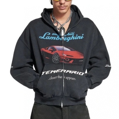 Balenciaga 발렌시아가 오토모빌리 람보르기니 후드 집업