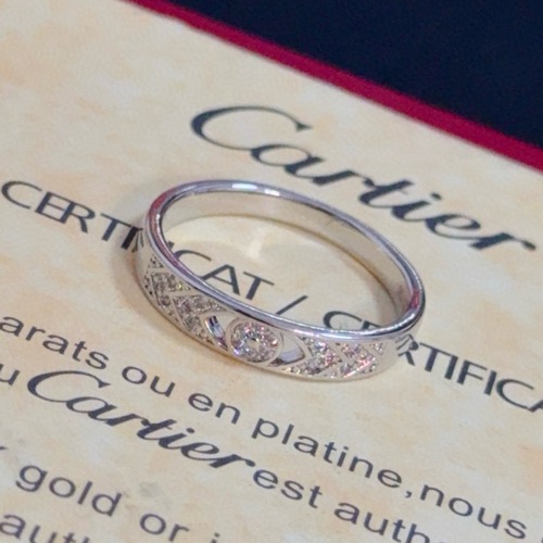 Cartier 까르띠에 LOVE 다이아몬드 밴드 링
