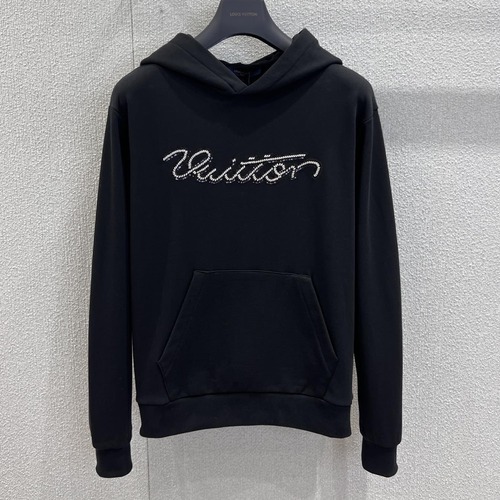Louis Vuitton 루이비통 진주 자수 로고 후드 티셔츠