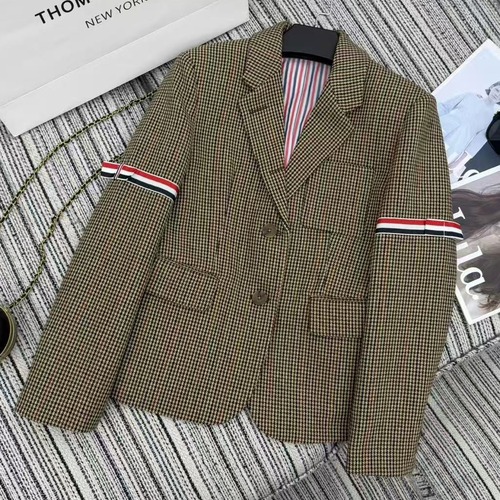 Thom Browne 톰브라운 톰 브라운 하운드투스 체크 스트라이프 라이닝 자켓