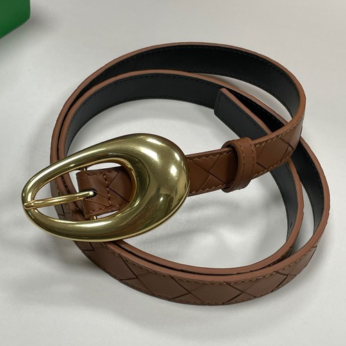 Bottega Veneta 보테가 베네타 드롭 버클 인트레치아토 레더 벨트 2cm