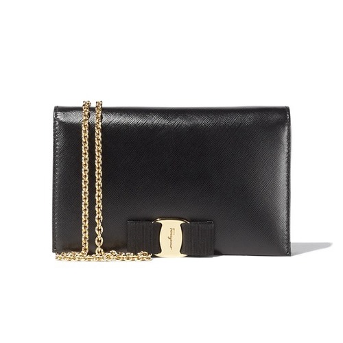 Ferragamo 살바토레 페라가모 FW2023 클래식 블랙 체인 백