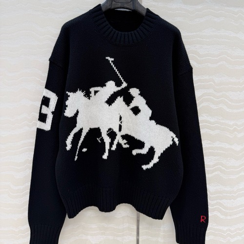 Ralph Lauren 폴로 자수 오버핏 니트 스웨터