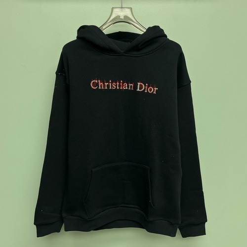 Christian Dior 크리스찬 디올 로고 자수 후드 맨투맨