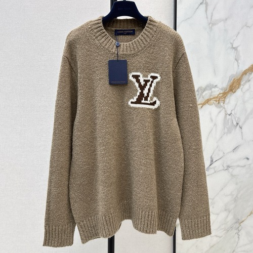 Louis Vuitton 루이비통 모노그램 플라워 라운드넥 울 니트