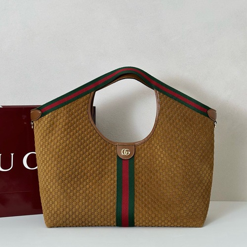 GUCCI 구찌 Giglio GG 패턴 캔버스 토트백