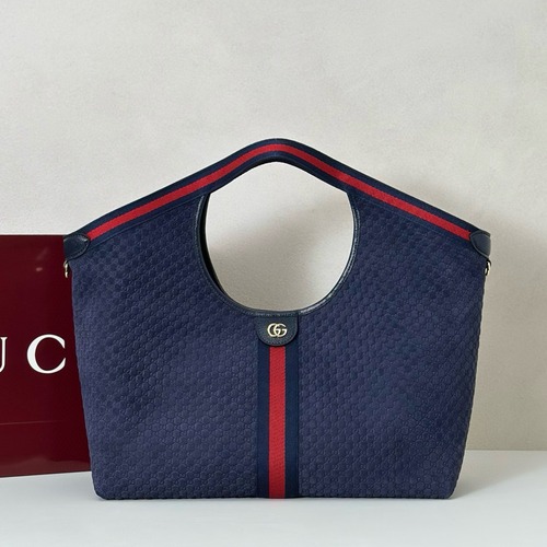 GUCCI 구찌 Giglio GG 패턴 캔버스 토트백