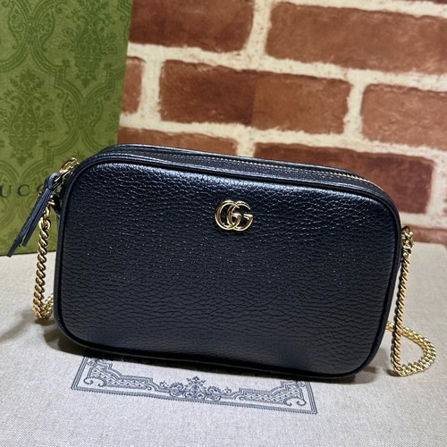 Gucci 구찌 GG 마몬트 블랙 체인 크로스백