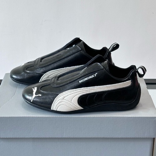 Balenciaga 발렌시아가 x PUMA Speedcat 블랙&화이트 레이싱 스니커즈