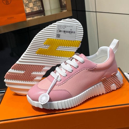 HERMES 에르메스 바운싱 핑크 스니커즈