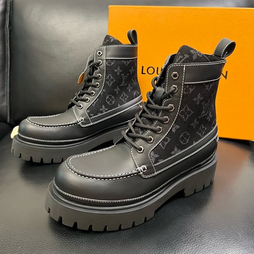 Louis Vuitton 루이비통 모노그램 레이스업 플랫폼 부츠