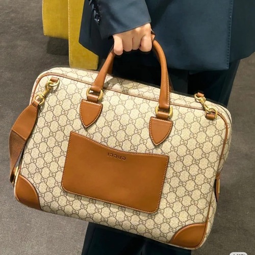 GUCCI 구찌 GG 엠블럼 서류가방 40cm