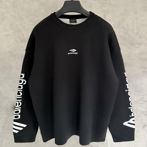 BALENCIAGA 발렌시아가 FW2025 스포츠 아이콘 양모 스웨터