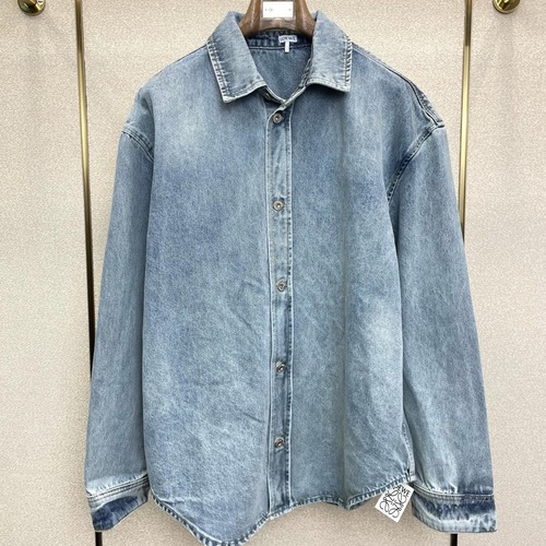 LOEWE 로에베 FW2024 데님 자수 셔츠