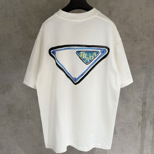PRADA 프라다 FW2023 핸드 페인팅 티셔츠