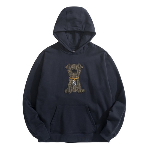 FENDI 펜디 FW2025 후드 패치워크 스웨트셔츠