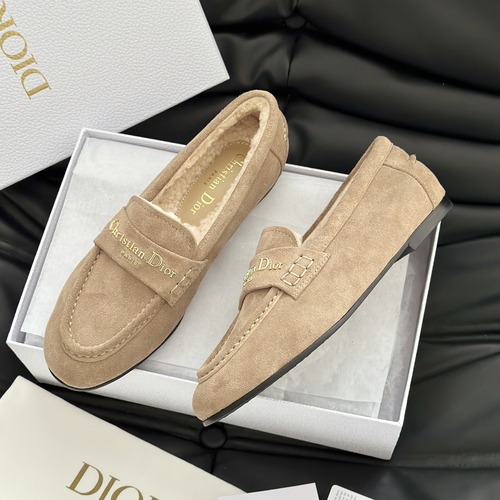 DIOR 디올 알프스 디올 보이 양털 로퍼