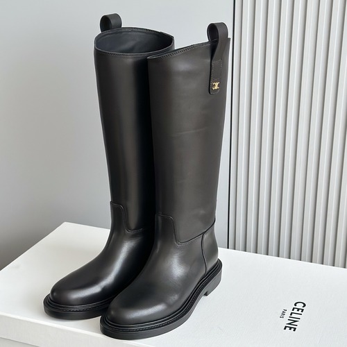 CELINE 셀린 라이딩 부츠 브라운