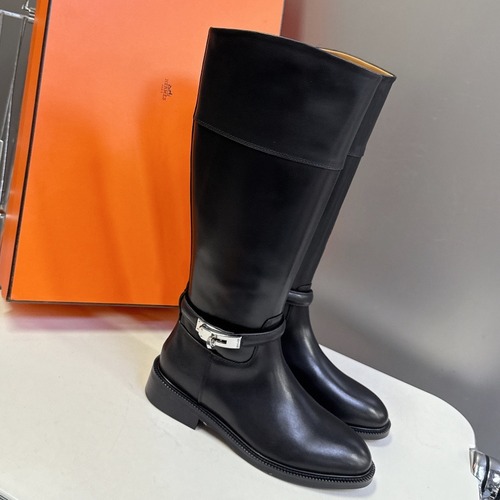 HERMES 에르메스 롱 부츠 블랙