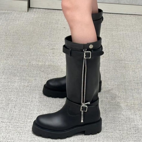 DIOR 디올 D-퀘스트 부츠 블랙