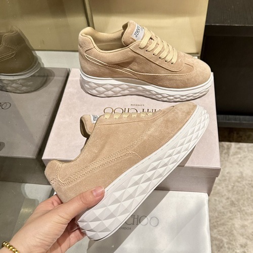 JIMMY CHOO 지미추 화이트 스니커즈