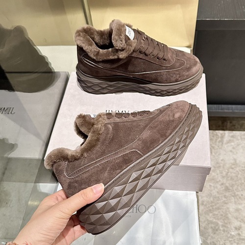 JIMMY CHOO 지미추 2025 가을/겨울 털 신발