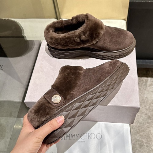 JIMMY CHOO 지미추 2025 가을/겨울 털 신발