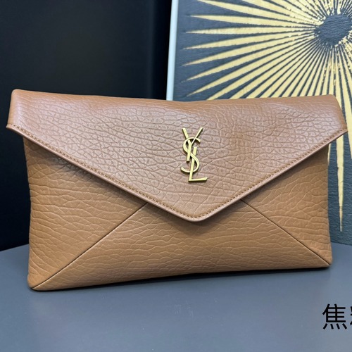 Saint Laurent Cassandre 생로랑 스웨이드 라지 엔벨로프 클러치/파우치백 29.5CM
