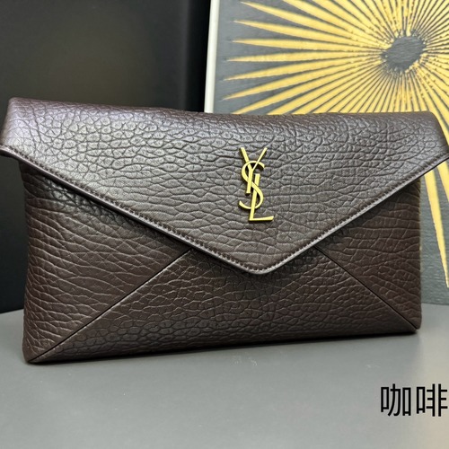 Saint Laurent Cassandre 생로랑 스웨이드 라지 엔벨로프 클러치/파우치백 29.5CM