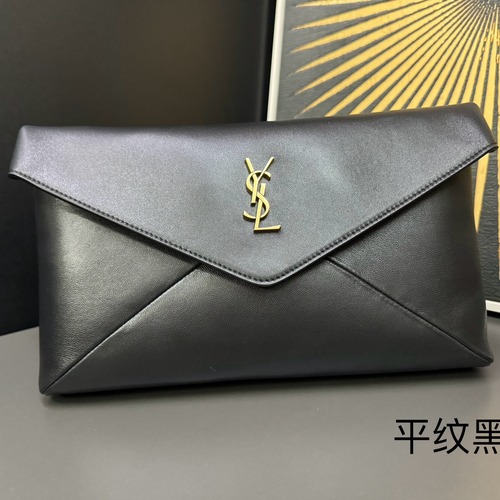 Saint Laurent Cassandre 생로랑 스웨이드 라지 엔벨로프 클러치/파우치백 29.5CM