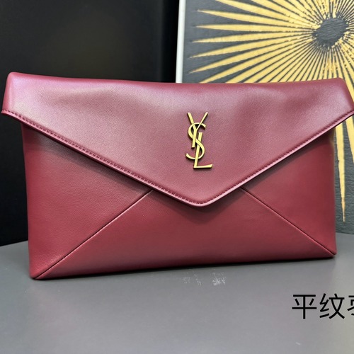 Saint Laurent Cassandre 생로랑 스웨이드 라지 엔벨로프 클러치/파우치백 29.5CM