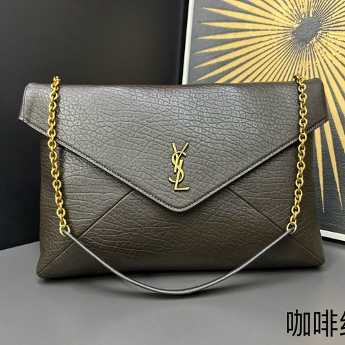 Saint Laurent Cassandra 생로랑 엑스트라 라지 엔벨로프 스타일 숄더/클러치 백 35CM