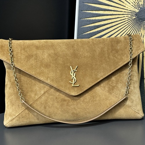 Saint Laurent Cassandra 생로랑 엑스트라 라지 엔벨로프 스타일 숄더/클러치 백 35CM