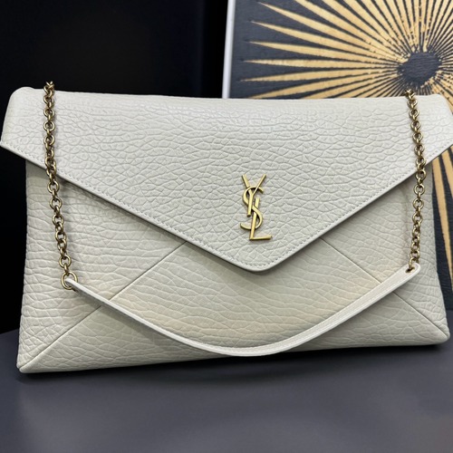 Saint Laurent Cassandra 생로랑 엑스트라 라지 엔벨로프 스타일 숄더/클러치 백 35CM