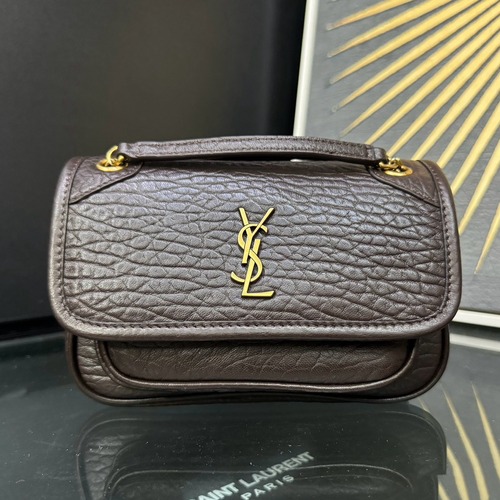 Saint Laurent Niki Mini 생로랑 니키 그레인 램스킨 미니 백 18CM