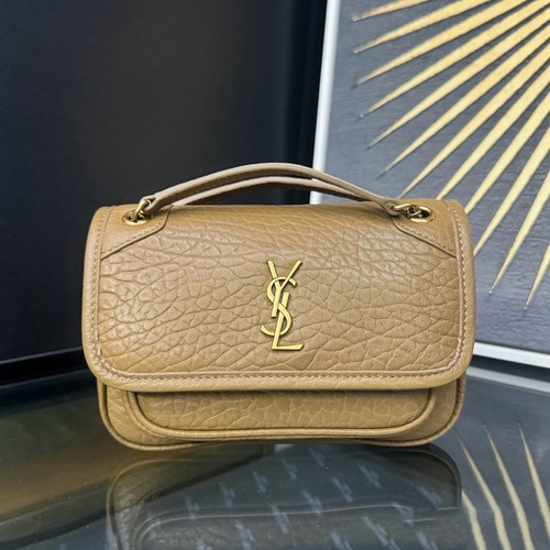 Saint Laurent Niki Mini 생로랑 니키 그레인 램스킨 미니 백 18CM