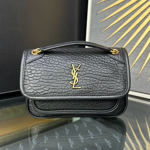 Saint Laurent Niki Mini 생로랑 니키 그레인 램스킨 미니 백 18CM