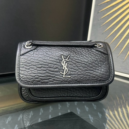Saint Laurent Niki Mini 생로랑 니키 그레인 램스킨 미니 백 18CM
