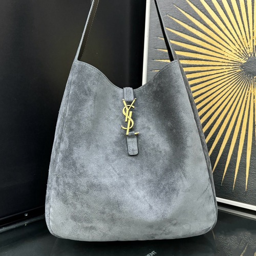 SAINT LAURENT 생로랑 르 5아7 라지 스웨이드 호보백 753837 30CM