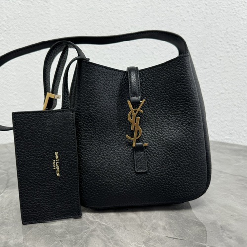 Saint Laurent 생로랑 르 5아7 미니 소프트 그레인 레더 호보백 15CM