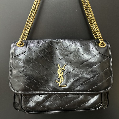 Saint Laurent NIKI Large Chain Bag 생로랑 니키 라지 체인백 빈티지 가죽 32CM