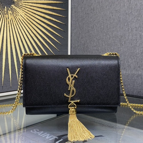Saint Laurent Kate 20 Chain Bag 생로랑 케이트 20 체인백 메탈릭 가죽 20CM