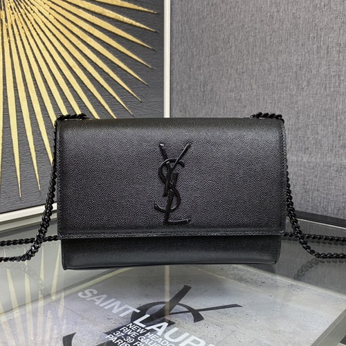 Saint Laurent Kate 20 Chain Bag 생로랑 케이트 20 체인백 메탈릭 가죽 20CM