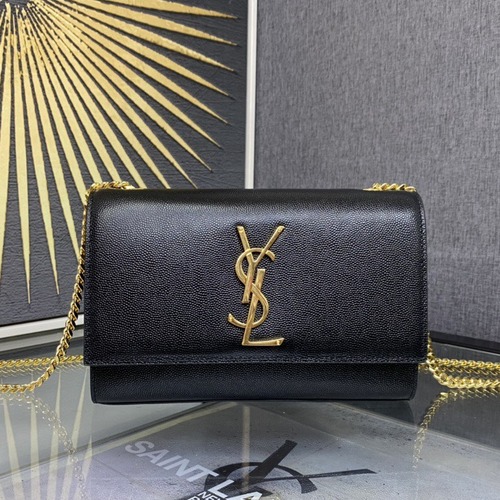 Saint Laurent Kate 20 Chain Bag 생로랑 케이트 20 체인백 메탈릭 가죽 20CM