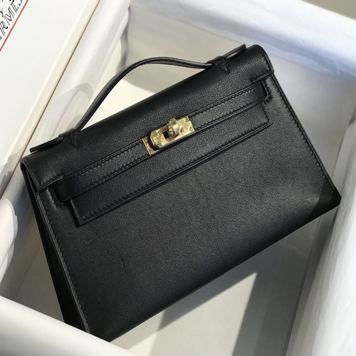 Hermès Kelly  에르메스 켈리 포쉐트 스위프트 가죽 22cm