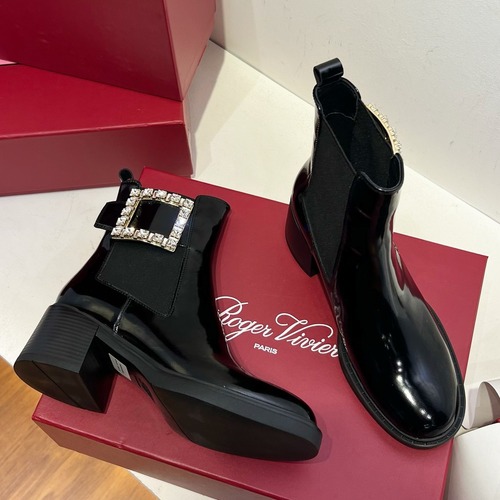 Roger Vivier 로저 비비에 Roger Vivier 로저 비비에 벨크리스탈 첼시 앵클부츠
