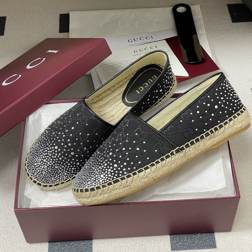 Gucci 구찌 GG 크리스탈 캔버스 에스파드류